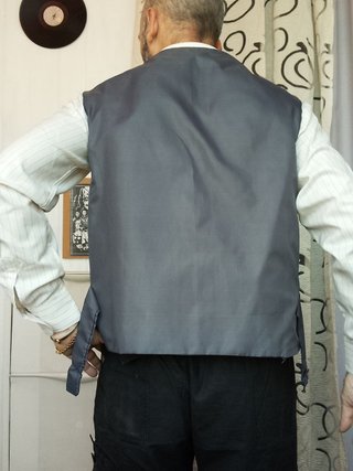 Gilet sartoriale uomo 6 bottoni panciotto deblasio