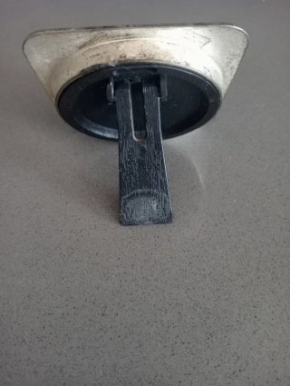 Piccolo portafoto metallo argentato
