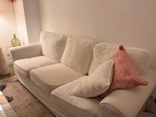Sofá 3 plazas Erktop Ikea Blanco