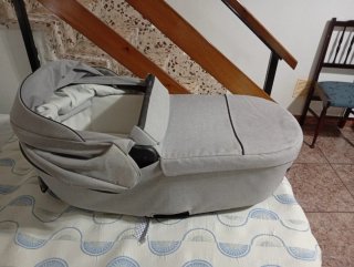 Carrito Bebé Inglesina Aptica Gris 3 piezas