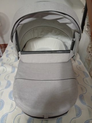 Carrito Bebé Inglesina Aptica Gris 3 piezas