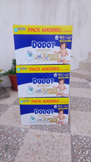 288 Pañales(3x96) Dodot Sensitive t4+