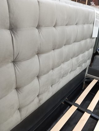 Cama Matrimonio con Almacenamiento Gris