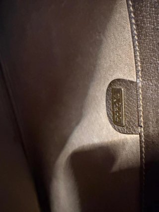 Borsa Porta Documenti Gucci Vintage Pelle Marrone