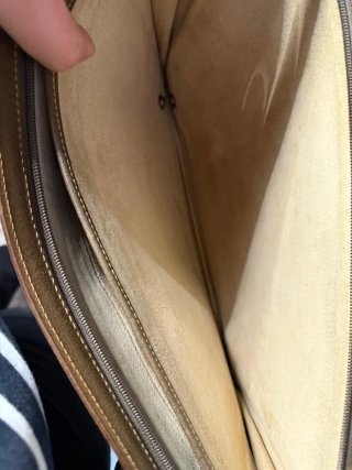 Borsa Porta Documenti Gucci Vintage Pelle Marrone