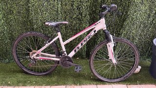 Bicicleta MTB B Pro M100 Blanca y Rosa