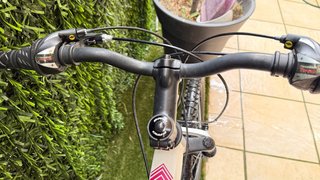 Bicicleta MTB B Pro M100 Blanca y Rosa