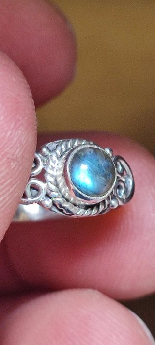 Anillo de Plata y Labradorita.