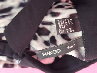 Camisa Estampada Animal Print manga comprida