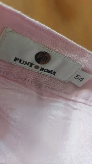 Falda Punto Roma bordada rosa talla 54
