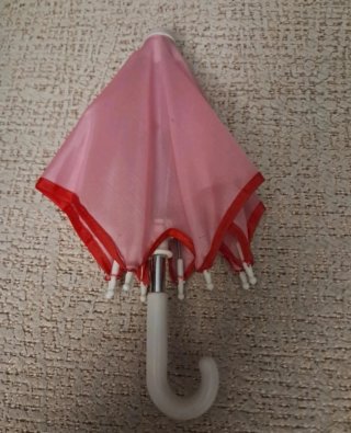 Paraguas rosa para muñeca Nancy