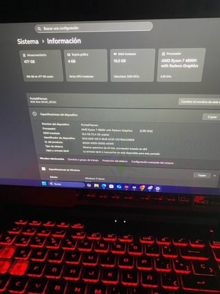 Portátil Asus ROG Strix G15