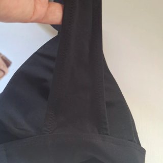 Bikini negro 2 piezas con tirantes ajustables