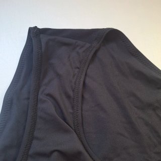 Bikini negro 2 piezas con tirantes ajustables