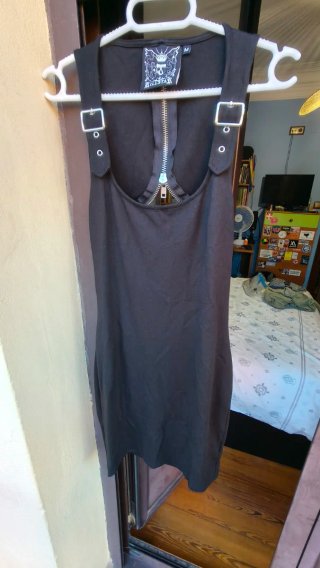 Vestido Killstar Gótico Cremallera Talla M
