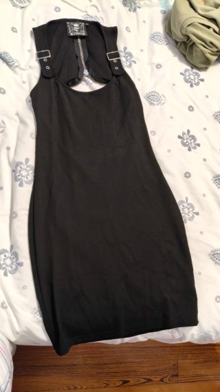 Vestido Killstar Gótico Cremallera Talla M