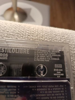 Cinta Cassette Eros Ramazzotti Estilolibre