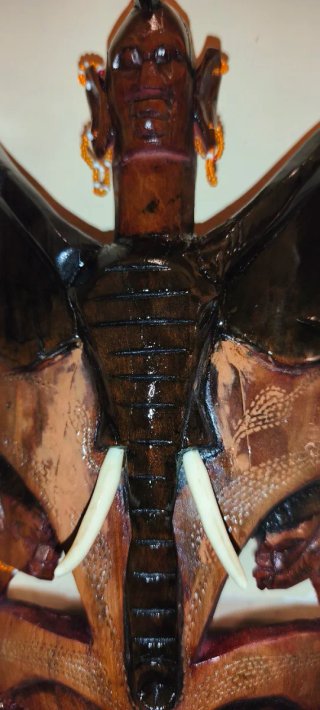 Maschera Africana Tribale Vintage