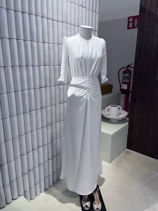 Vestido Novia Blanco Roto Talla Única
