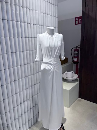 Vestido Novia Blanco Roto Talla Única