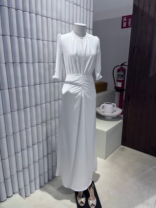 Vestido Novia Blanco Roto Talla Única