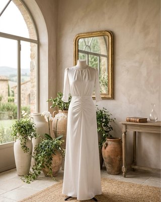 Vestido Novia Blanco Roto Talla Única