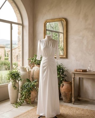 Vestido Novia Blanco Roto Talla Única