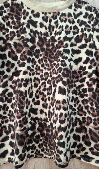 Camiseta manga corta Animal Print Primark Talla L