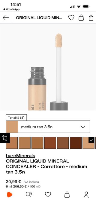Correttore Liquido Original Mineral bareMinerals