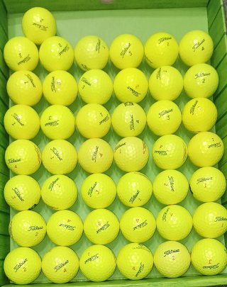45 Palline da Golf Titleist Gialle