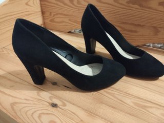 Zapatos de tacón negros - talla 36 - Nuevos