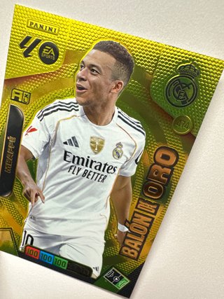 Carta Panini La Liga 25/26 Mbappé BDO