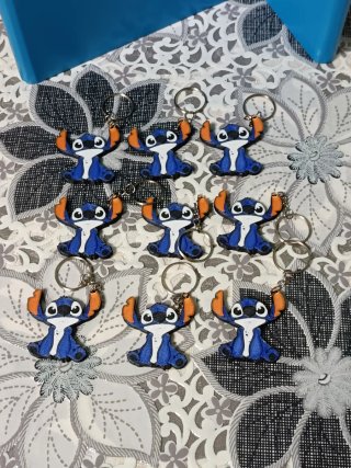 Portachiavi Stitch 9 pezzi