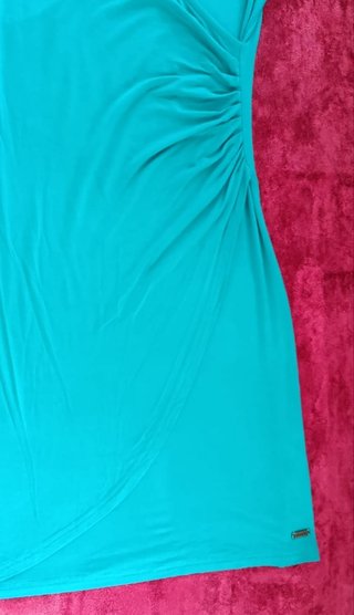 Vestido cruzado Smash! verde esmeralda Talla S