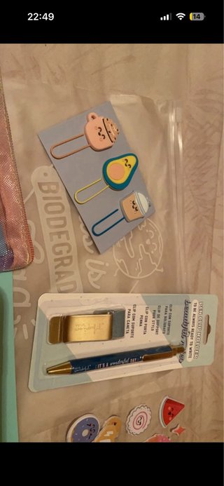 Papelería Mr Wonderful: Estuche y Accesorios