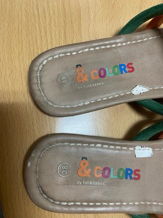 Sandalias fun&basics multicolor talla 38