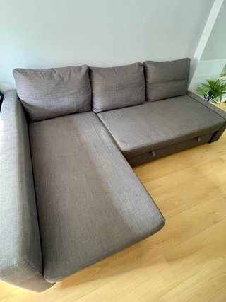 Sofá Cama 3 Plazas IKEA con Chaiselongue