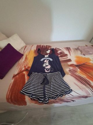Pijama Corto Minnie Mouse Talla M Woman Secret
