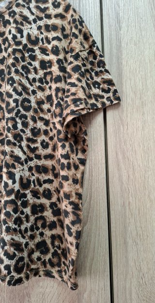 Camiseta oversize Zara Animal Print XL