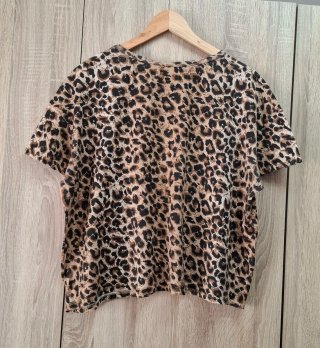 Camiseta oversize Zara Animal Print XL