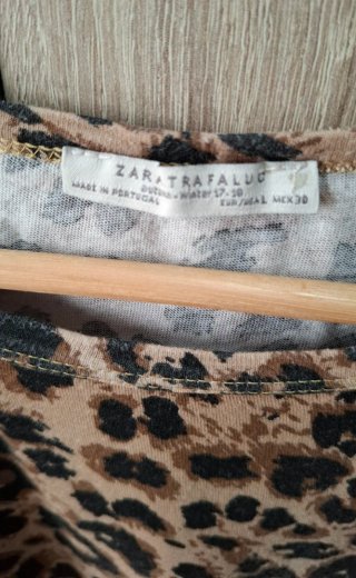 Camiseta oversize Zara Animal Print XL