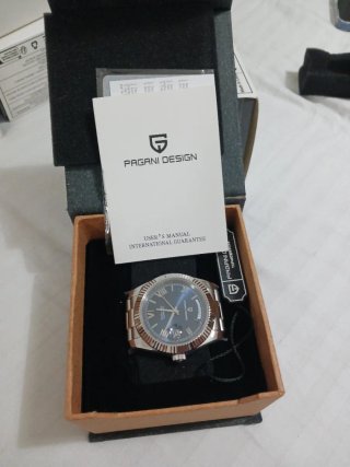 Reloj PAGANI DESIGN Hombre Azul/Plata