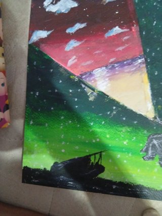 Pintura original hecha a mano