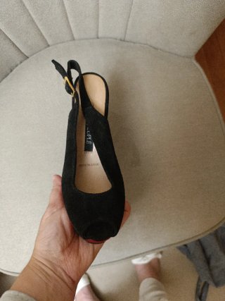Zapatos de tacón negros talla 38