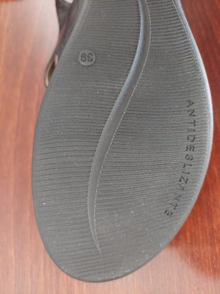 Sandalias negras mujer