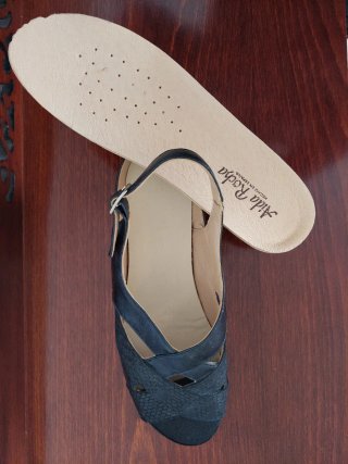 Sandalias negras mujer