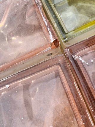 25 Ladrillos de Vidrio Paves Multicolor