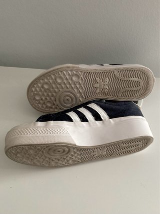 Zapatillas Adidas Nizza Negras y Blancas