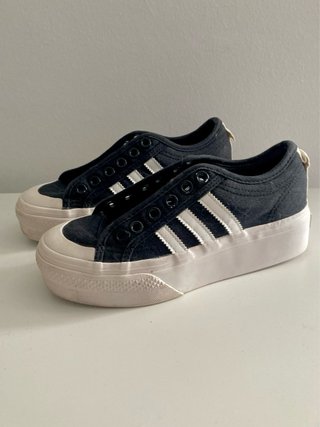 Zapatillas Adidas Nizza Negras y Blancas
