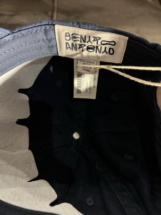 Gorra Zara x Bad Bunny Logo Marino